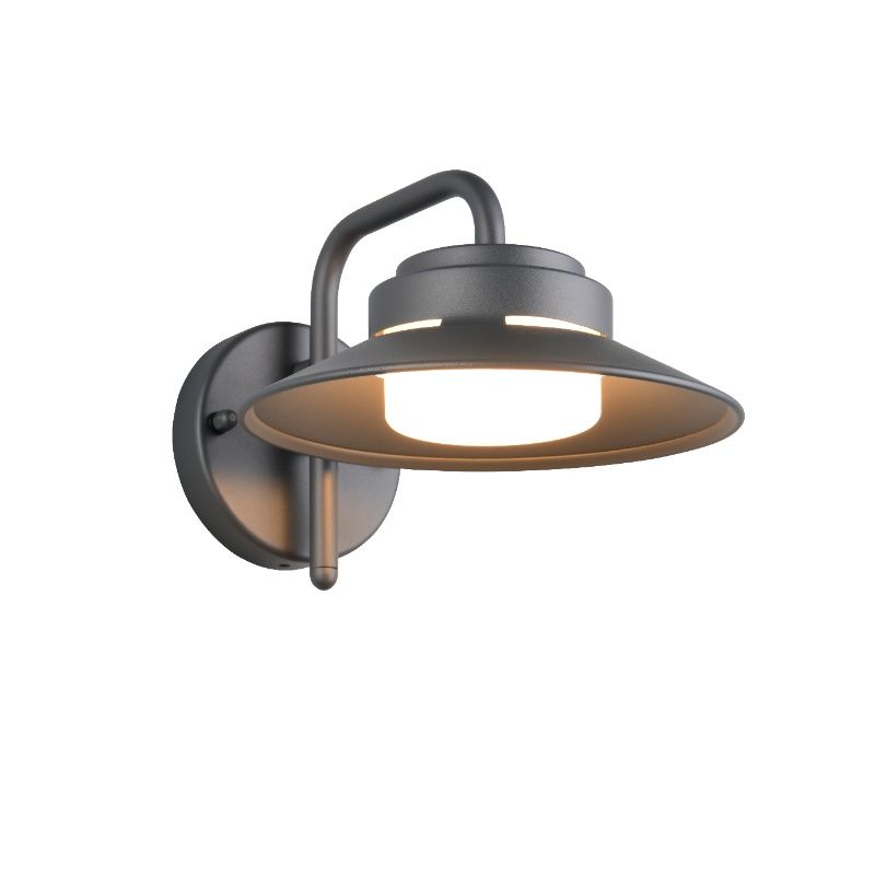 Antracytowa lampa zewnętrzna nowoczesna, Perihan, IP44