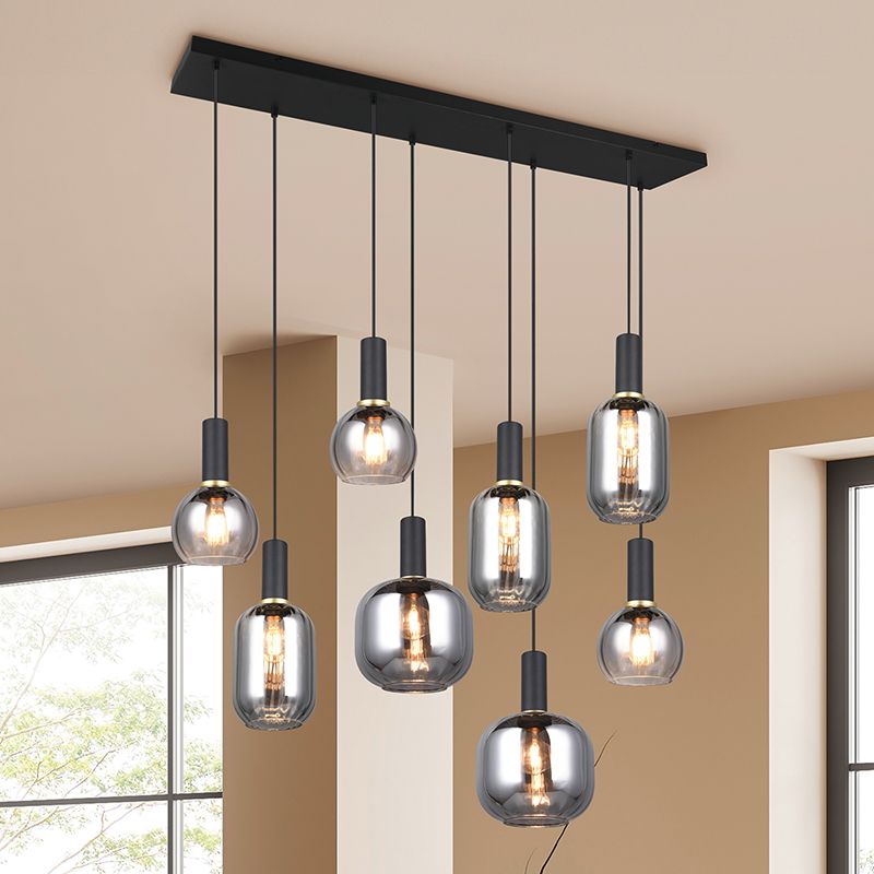 Szara lampa wisząca design, Nurullah