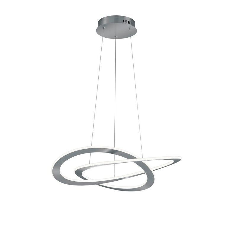 Niklowa lampa wisząca nowoczesna, Jamilla, 52W, 3000K LED Niklowa lampa wisząca nowoczesna, Jamilla, 52W, 3000K LED