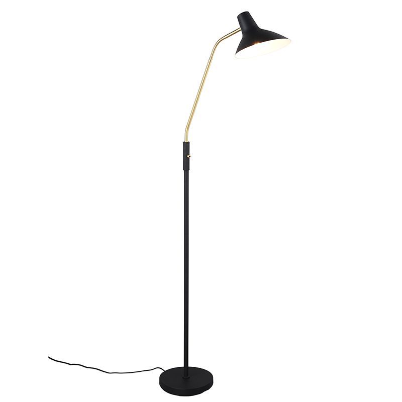 Czarna lampa stojąca klasyczna, Merit Czarna lampa stojąca klasyczna, Merit