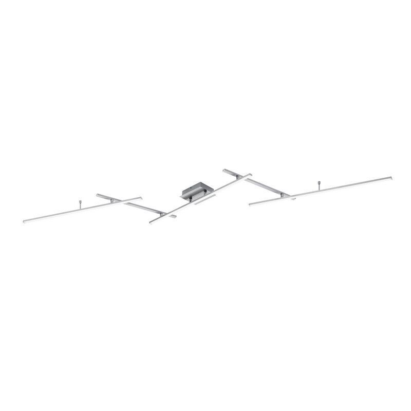 Niklowy plafon sufitowy nowoczesny, Nadja, 22W, RGBW LED, z pilot Niklowy plafon sufitowy nowoczesny, Nadja, 22W, RGBW LED, z pilot