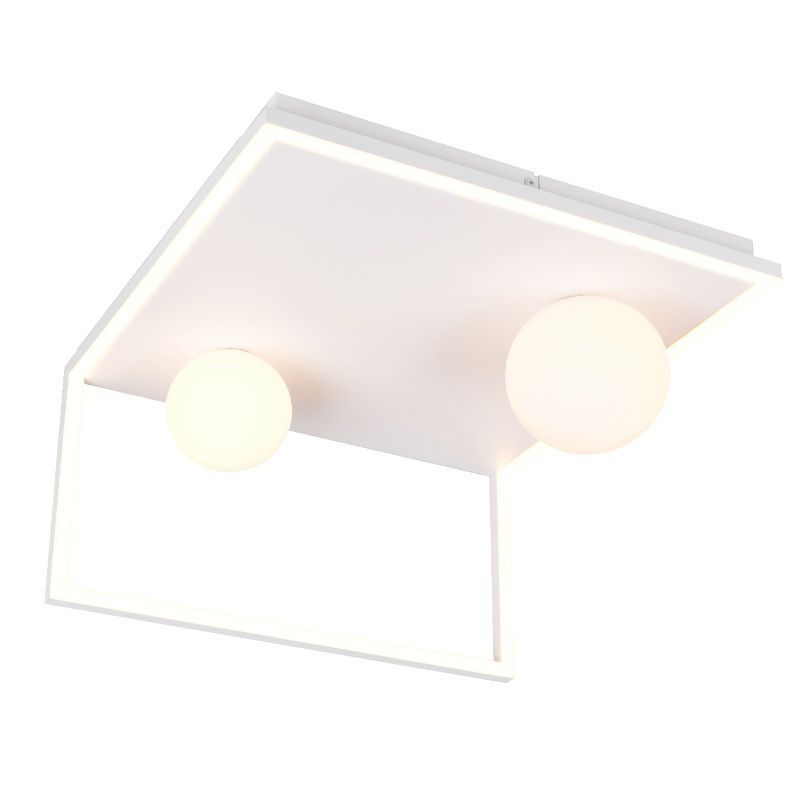 Biała lampa sufitowa nowoczesna, Reyhan, ściemniana w 3 krokach Biała lampa sufitowa nowoczesna, Reyhan, ściemniana w 3 krokach