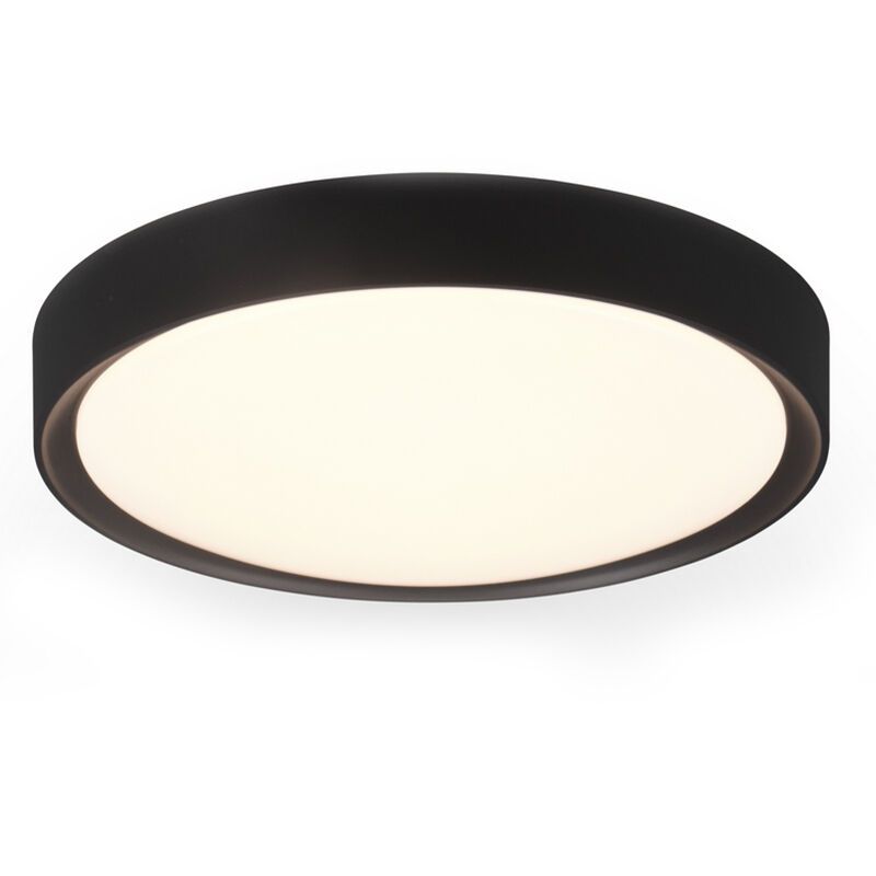Biała lampa łazienkowa sufitowa plastikowa, Evelina, 18W, 3000K LED, IP44