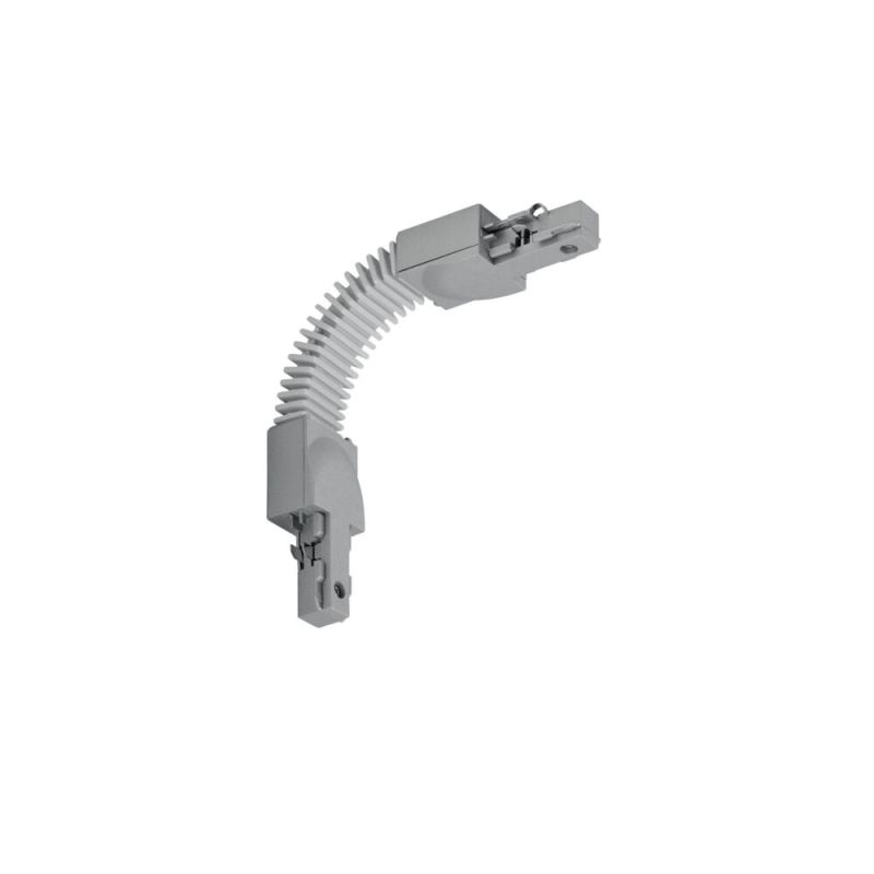 Elastyczny łącznik do 2-fazowego oświetlenia szynowego, szary