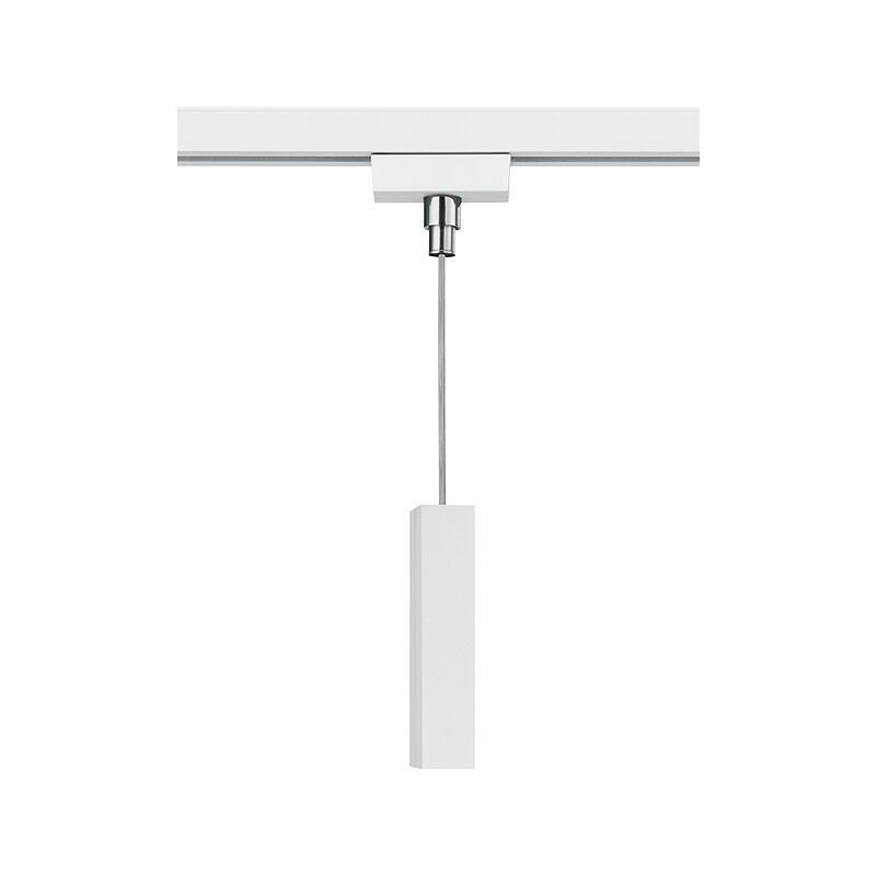 Adapter wiszący do 2-fazowych reflektorów szynowych, biały