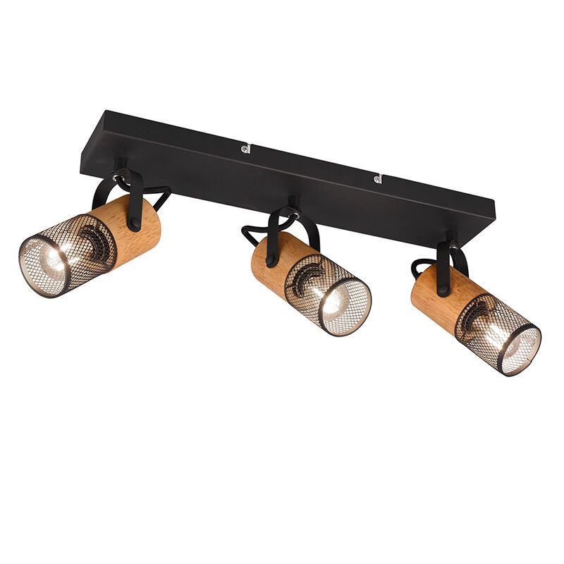 Czarny spot sufitowy vintage, Jessica