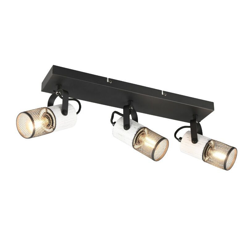 Czarny spot sufitowy vintage, Marjet