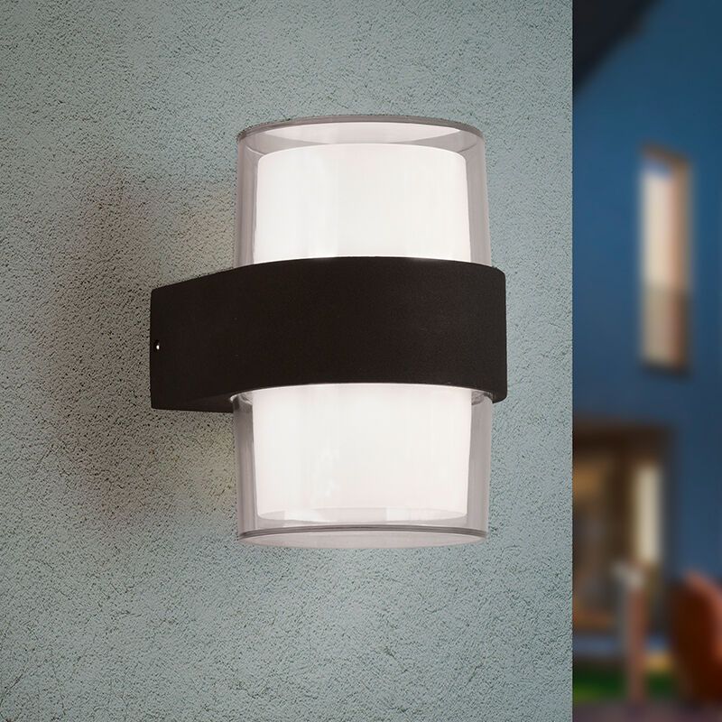 Antracytowa lampa zewnętrzna nowoczesna, Yeliz, 4,6W, 3000K LED, IP54