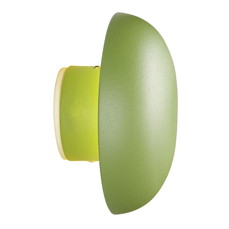 Zielony kinkiet akumulatorowy metalowy, Khaoula, 1,5W, 3000K LED, ściemniana w 3 krokach