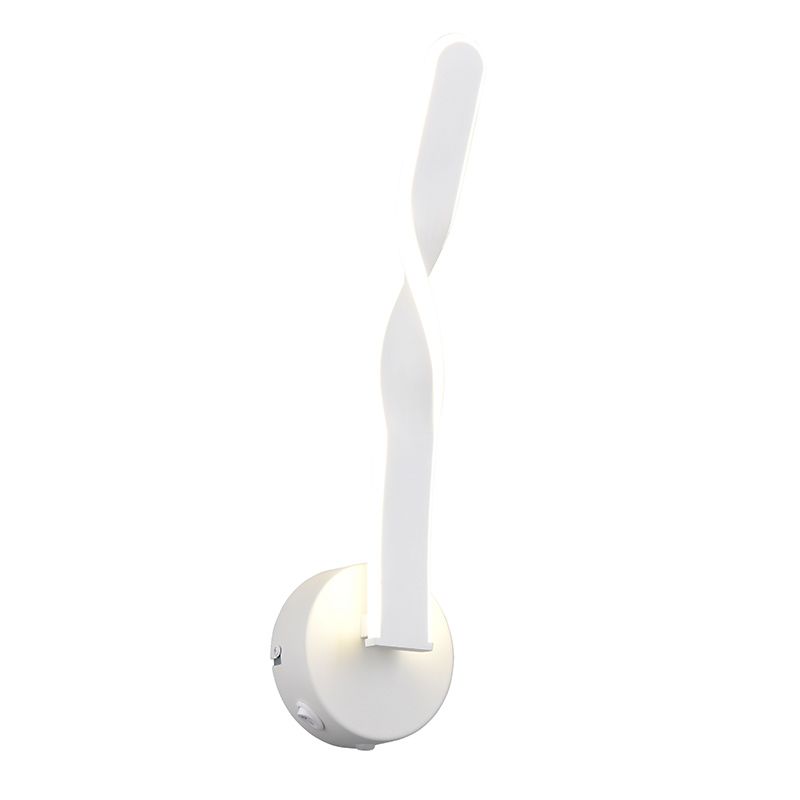 Biały kinkiet design, Quirinus, 11W, 4000K LED, z przełącznik