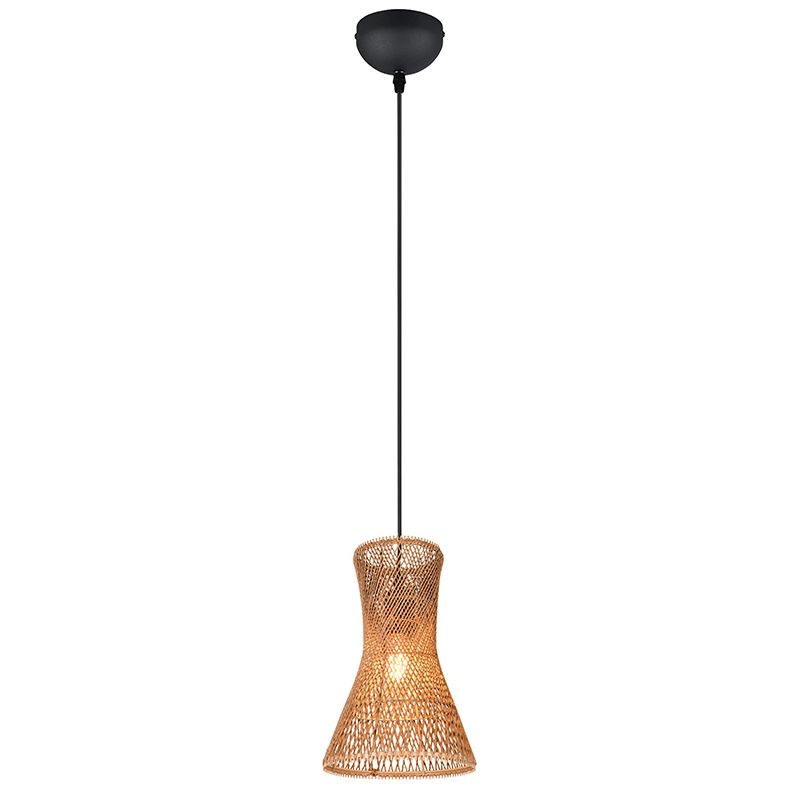 Papierowa lampa wisząca brązowa, Qasim Papierowa lampa wisząca brązowa, Qasim