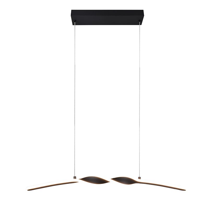 Czarna lampa wisząca design, Quirinus, 18W, 4000K LED Czarna lampa wisząca design, Quirinus, 18W, 4000K LED
