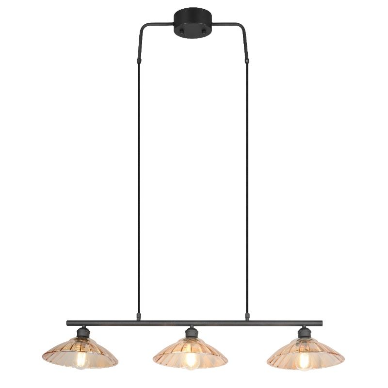 Czarna lampa wisząca nowoczesna, Priyanka Czarna lampa wisząca nowoczesna, Priyanka