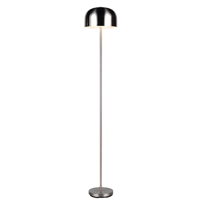 Niklowa lampa stojąca akumulatorowa nowoczesna, Dustin, 2,5W, 3000K LED, ściemniana w 3 krokach