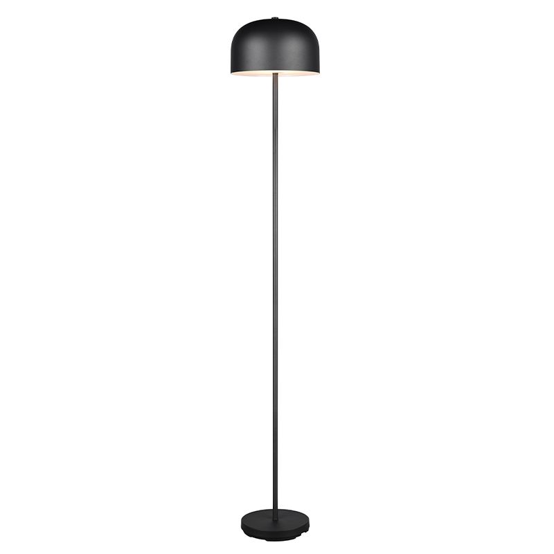 Czarna lampa stojąca akumulatorowa nowoczesna, Dustin, 2,5W, 3000K LED, ściemniana w 3 krokach