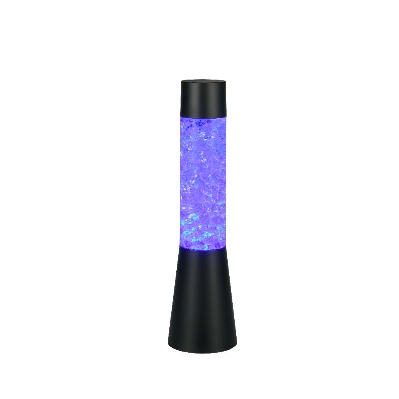 Czarna lampa stołowa dla dzieci nowoczesna, Soumia, z przełącznik