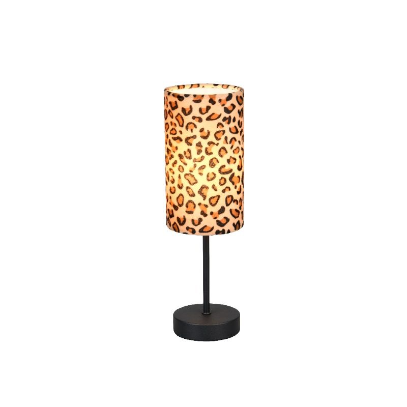 Brązowa lampa stołowa nowoczesna, Viton, z przełącznik