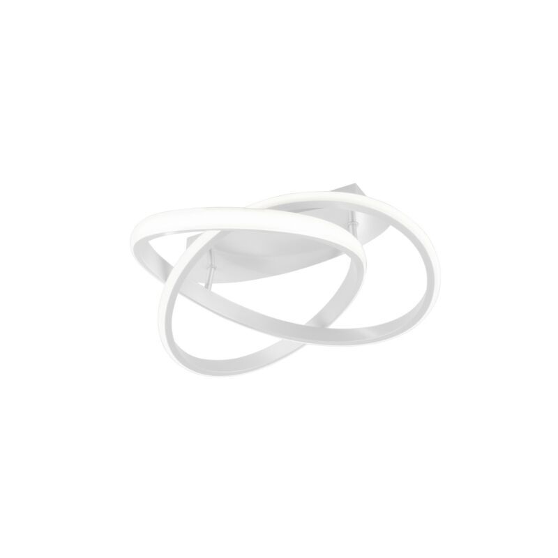 Biały plafon sufitowy nowoczesny, Sanura, 18W, 4000K LED