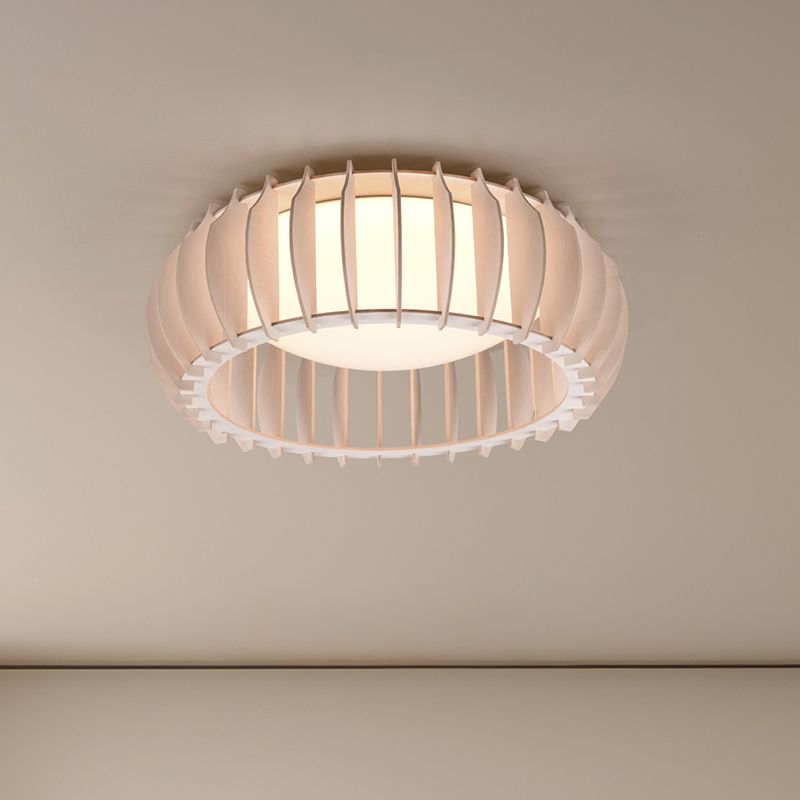 Biały plafon sufitowy nowoczesny, Bilge, 16,5W, 3000K LED