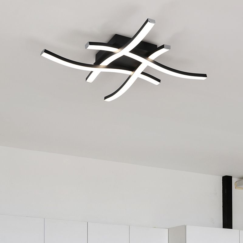 Biała lampa sufitowa nowoczesna, Go, 5W, 4000K LED