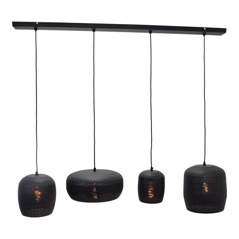 Industrialna lampa wisząca czarna, Kasim Industrialna lampa wisząca czarna, Kasim