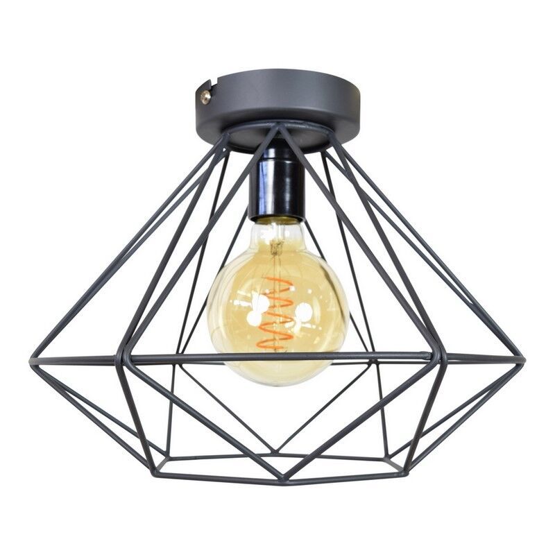 Industrialna lampa sufitowa czarna, Merlon Industrialna lampa sufitowa czarna, Merlon