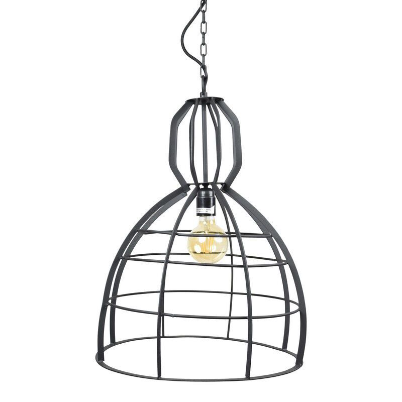 Industrialna lampa wisząca czarna, Lewis