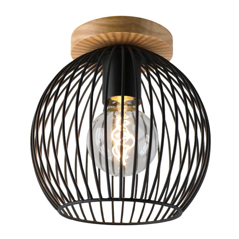 Industrialna lampa sufitowa czarna, Wiro Industrialna lampa sufitowa czarna, Wiro