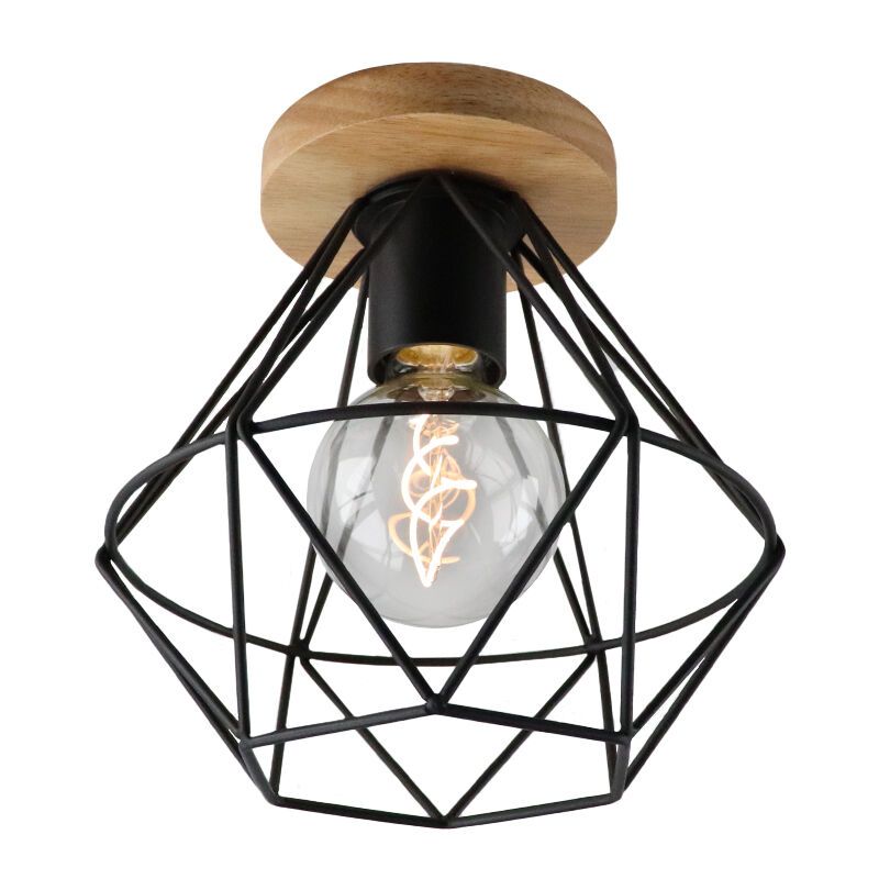 Industrialna lampa sufitowa czarna, Jochem Industrialna lampa sufitowa czarna, Jochem