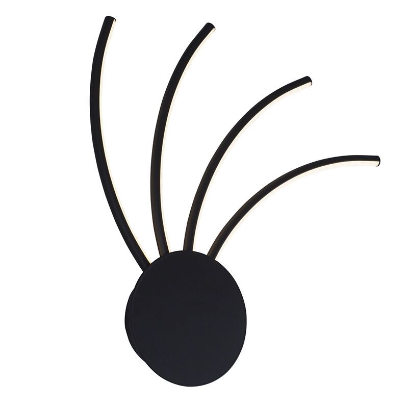 Nowoczesny kinkiet złoty, Laurina, 11W, regulowana ciepła do zimnej bieli LED