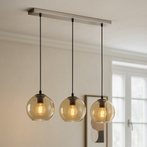 Design lampa wisząca bursztynowa, Giada