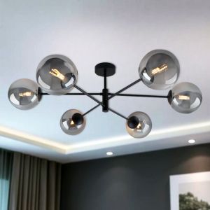Design lampa sufitowa szara, Remo