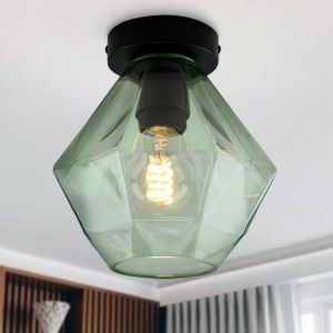 Retro lampa sufitowa zielona, Anoek