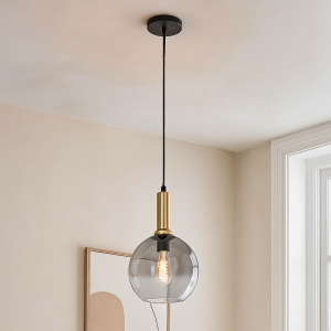 Design lampa wisząca szara, Emerson