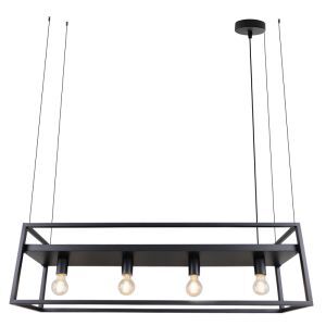 Industrialna lampa wisząca czarna, Frama
