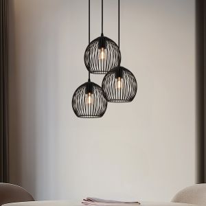 Industrialna lampa wisząca czarna, Wiro