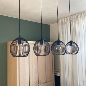 Industrialna lampa wisząca czarna, Wiro