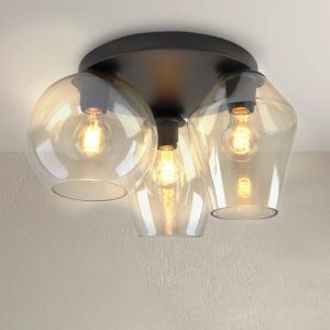 Design lampa sufitowa bursztynowa, Lazaro