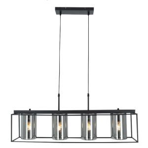 Nowoczesna lampa wisząca czarna, Jessa