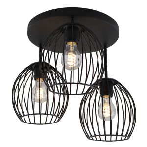Industrialna lampa sufitowa czarna, Wiro