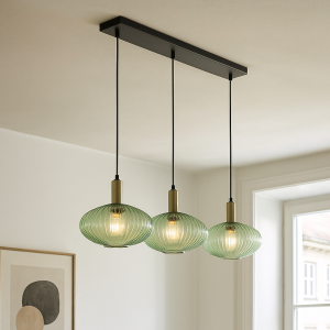 Retro lampa wiszaca zielona, Charlois