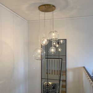 Design lampa wiszaca przezroczysta, Lissa