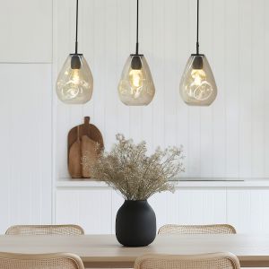 Design lampa wiszaca bursztynowa, Evito