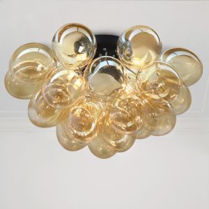 Design lampa sufitowa bursztynowa, Cyril