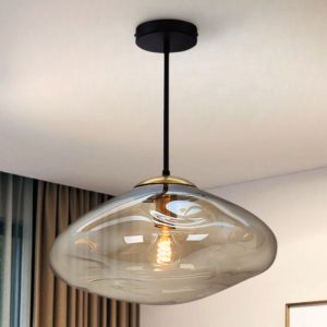 Design lampa sufitowa bursztynowa, Evita