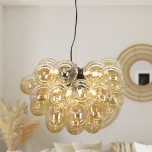 Design lampa wisząca bursztynowa, Cyril