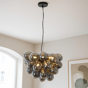 Design lampa wiszaca szara, Cyril