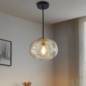 Design lampa wiszaca bursztynowa, Evita
