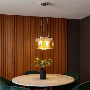 Design lampa wiszaca bursztynowa, Lorenzo