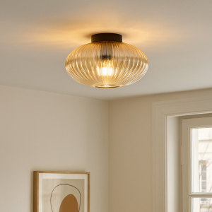 Design plafon sufitowy bursztynowy, Charlois